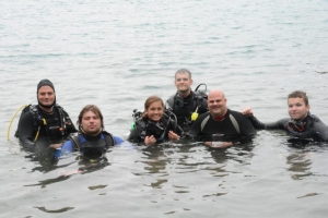 Pearl Lake Divers working for their PADI Rescue certification