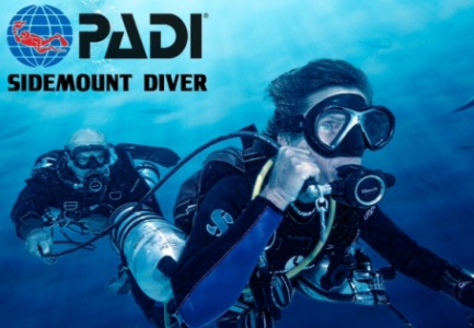 padi side mount diving event at Toucan Dive